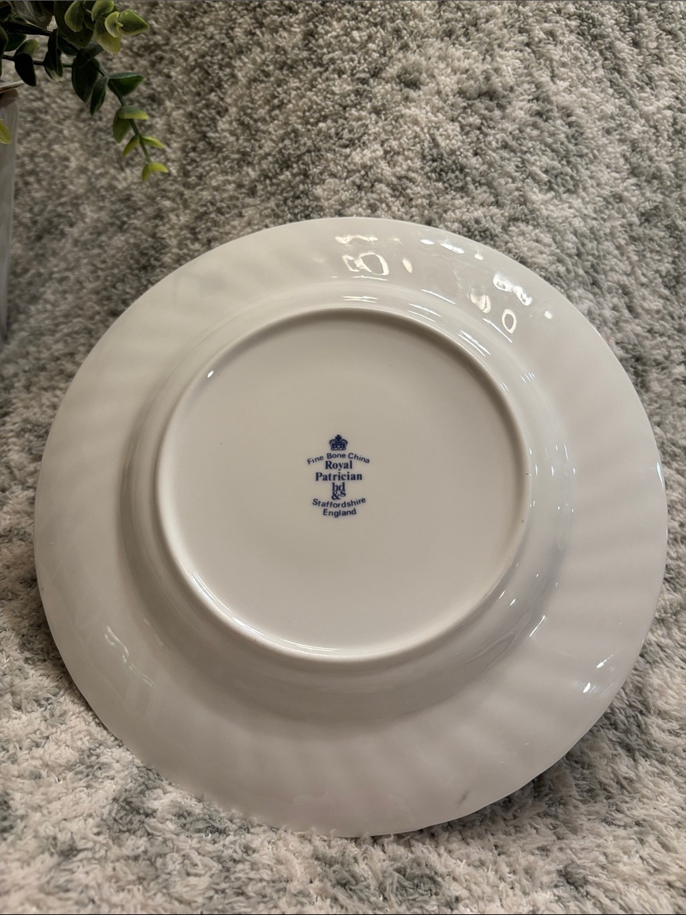 Royal Patrician Fine Bone China Pink Botanical Serve Dish England NWT 8” - Picture 8 of 14